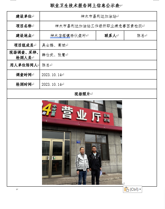 神木市昌利達(dá)加油站